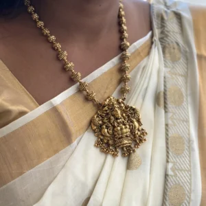 lakshmi devi haram – antique gold traditional jewellery