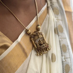 gopura mini haram – antique gold traditional jewellery
